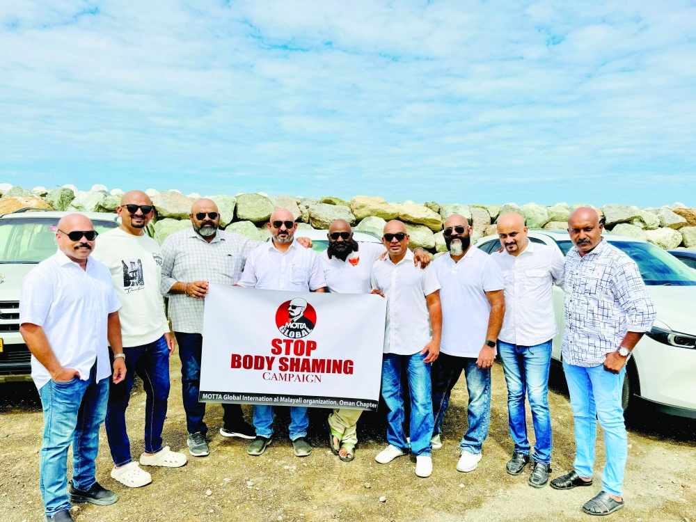 First meet up of Oman chapter of body shaming awareness at Darsait beach