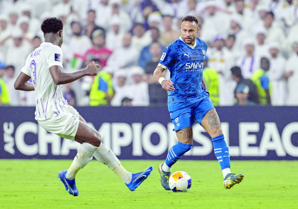 Al Hilal's Neymar in action REUTERS/Walid Zain