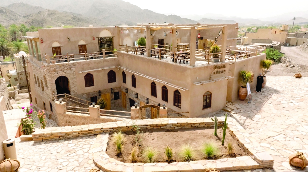 Once a collection of deserted mud houses, the inn has been restored to its former glory, aptly named "Kamakan," meaning "as it was." — Photos by Ahmed al Hinai and Ismail al Harthy
