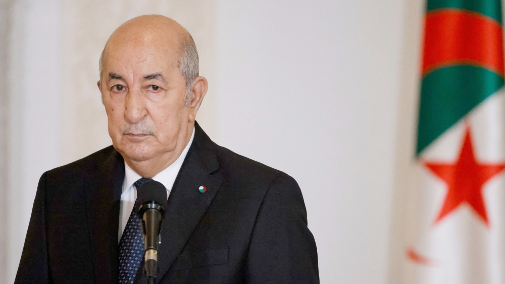 Algeria's President Abdelmadjid Tebboune of the People’s Democratic Republic of Algeria