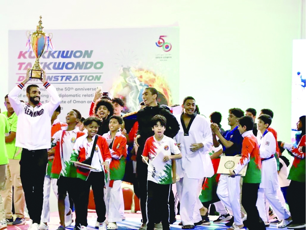 Kukkiwon show on taekwondo thrills spectators in Muscat