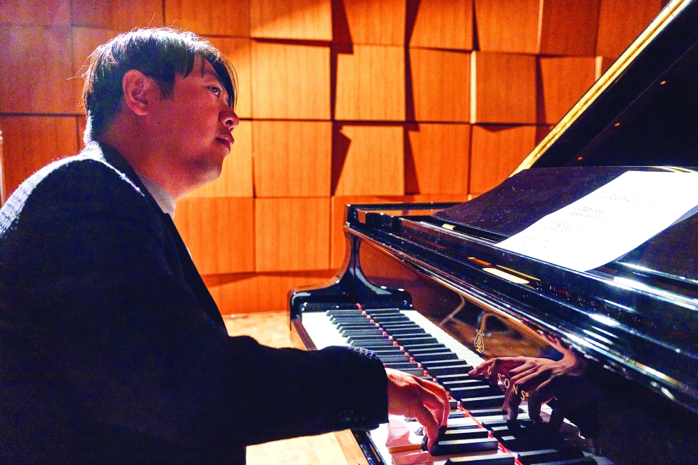 The pianist Lang Lang plays a recently discovered Chopin waltz at Steinway Hall in New York, Oct. 7, 2024. (Mohamed Sadek/The New York Times)