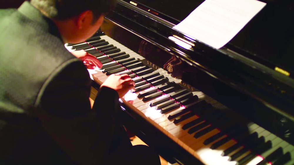 The pianist Lang Lang plays a recently discovered Chopin waltz at Steinway Hall in New York, Oct. 7, 2024. (Mohamed Sadek/The New York Times)