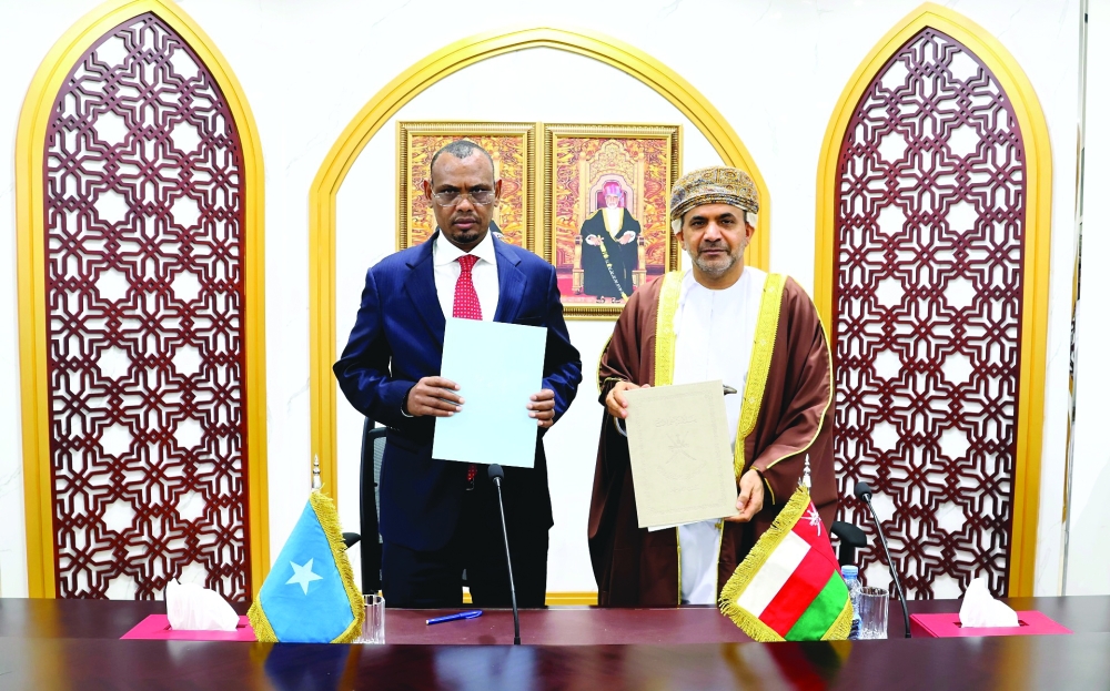 Oman, Somalia signed a MoU signed in the field of livestock.