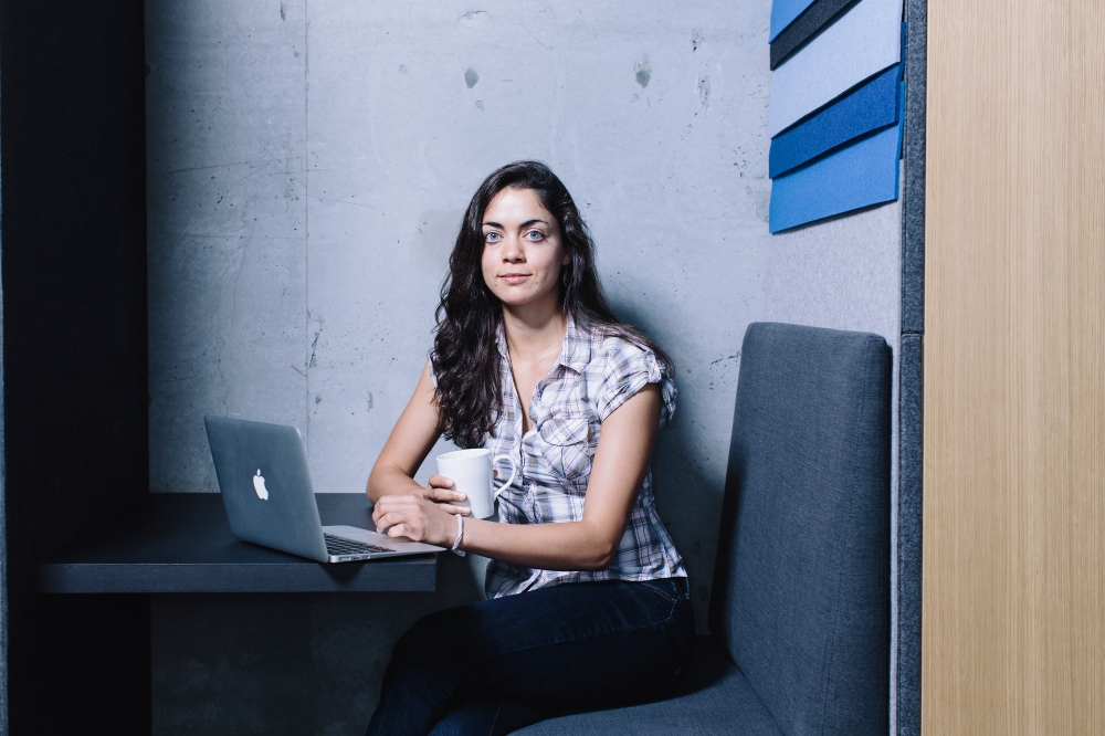 Shivon Zilis, seen here in 2015, one of the three mothers of children Elon Musk acknowledges. (Stephen Lam via The New York Times)