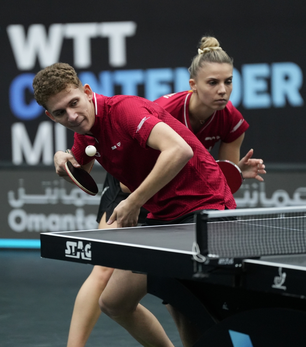 Andrei Istrate and Adina Diaconu of IACONU_WTT Contender 2024_Muscat_ Day 3_1