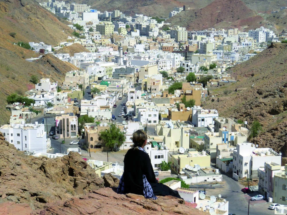 Wilfried and Gisela Hofmann's favourite place to view in Ruwi