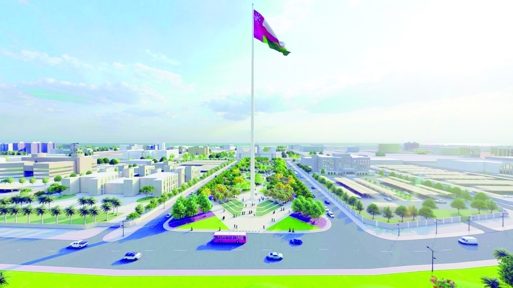 Unveiling of the tallest flagpole 