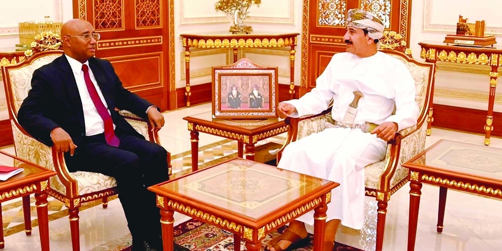 Al Numani with Salaheldin Elhag M Elkando, Ambassador of Sudan