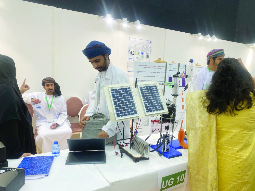 The project centres around a solar-powered purification system that meets Omani standards for safe drinking water.
