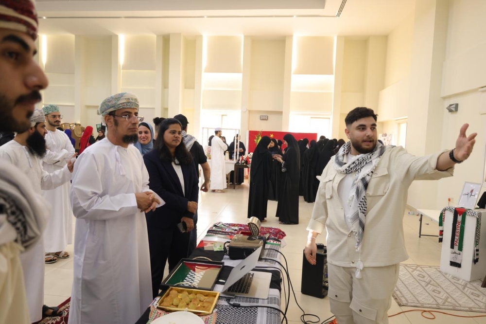 Dr Muhammed bin Juma Al Khorousi, Dean of Bayan College, at the culture expo