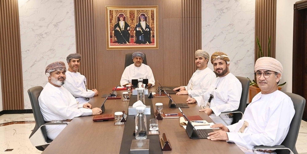 Dr Said bin Mohammed Al Saqri, Minister of Economy and Chairman of the Board, at the meeting in Muscat on Thursday