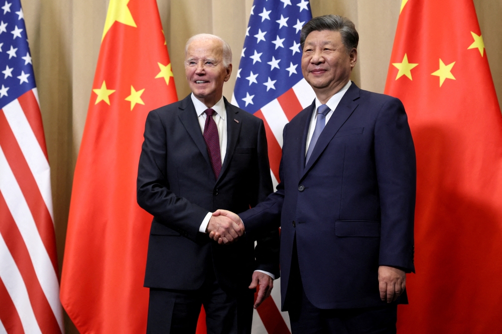 U.S. President Joe Biden meets with China's President Xi Jinping on the sidelines of the APEC Summit in Lima, Peru. — Reuters 