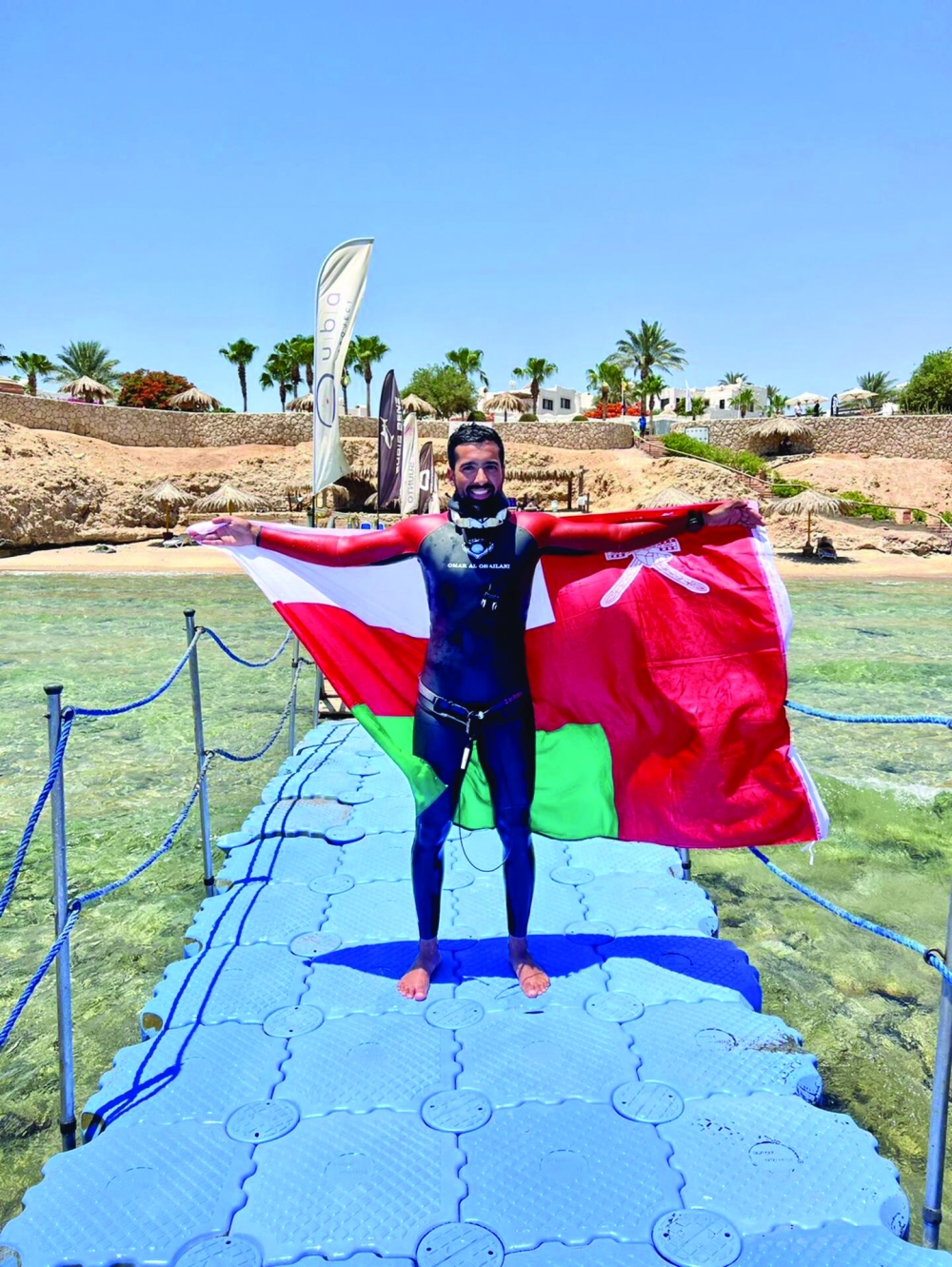 With the participation of 17 professional divers- Al-Ghailani achieves first place in the 2022 International Championship