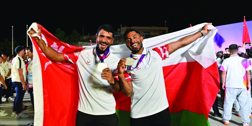 The first silver medal in the Asian Games in the history of Omani sports=-