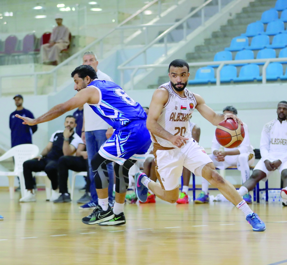 Al Bashayer triumphs over Nizwa 74-50 in Basketball League