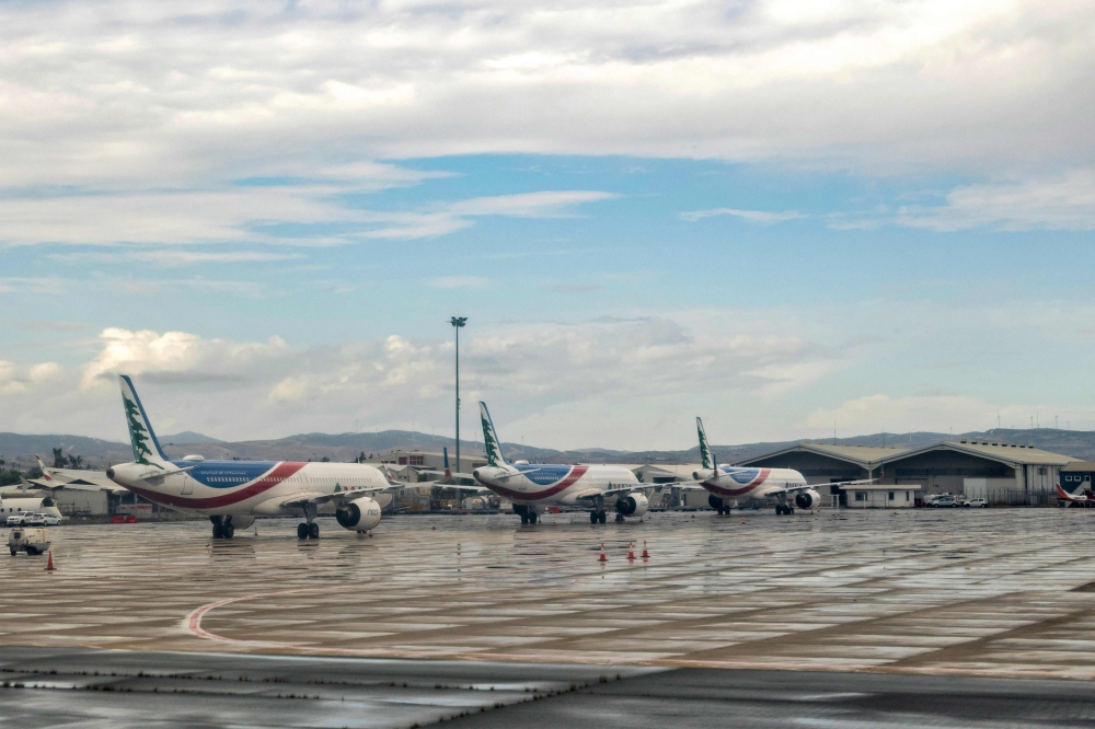 Three Airbus A320neo aircraft of Lebanon's flag carrier Middle East Airlines (MEA) 