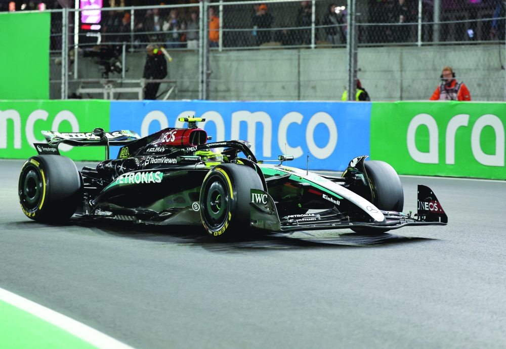 Hamilton fastest in Las Vegas Grand Prix practice