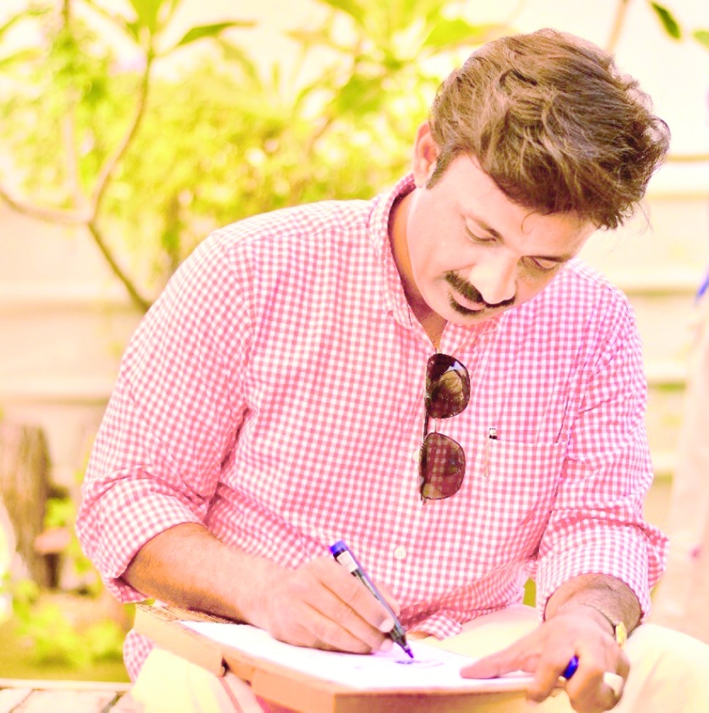 Dr Rajulal Rafeek at work