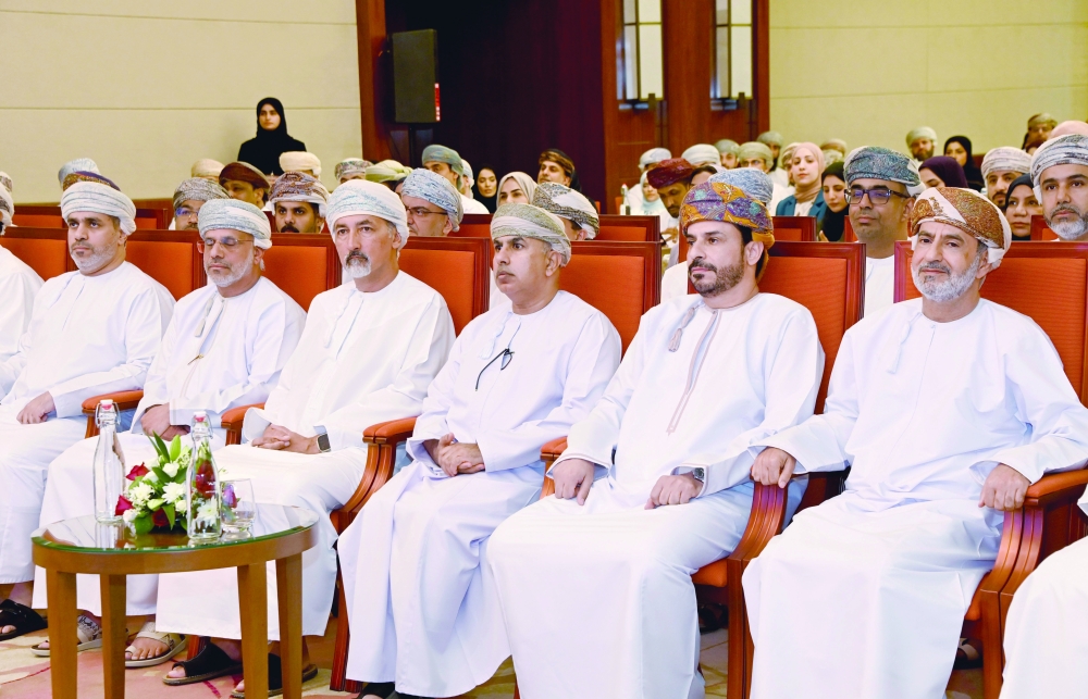 The ceremony took place at the Oman Convention and Exhibition Centre under the auspices of Dr Hilal bin Ali al Sabti, Minister of Health. — ONA