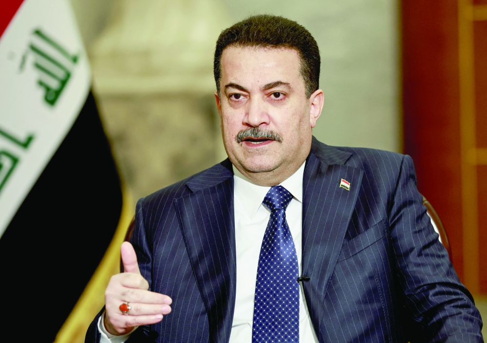 Iraqi PM Mohammed Shia al-Sudani 