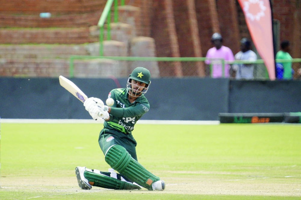 Ayub century helps Pakistan crush Zimbabwe, level series
