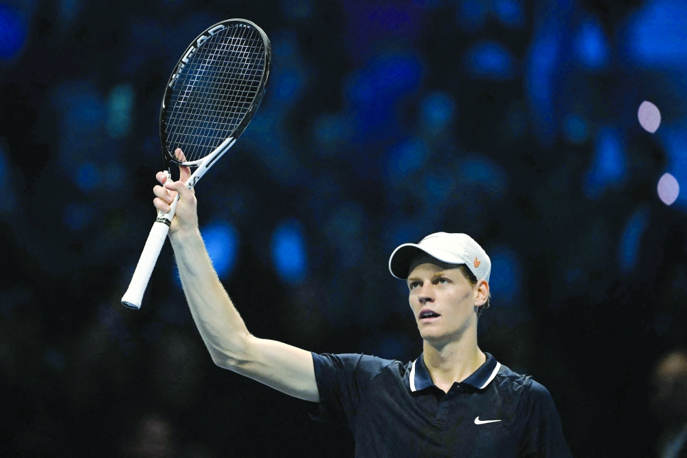 Italy's Jannik Sinner. — AFP