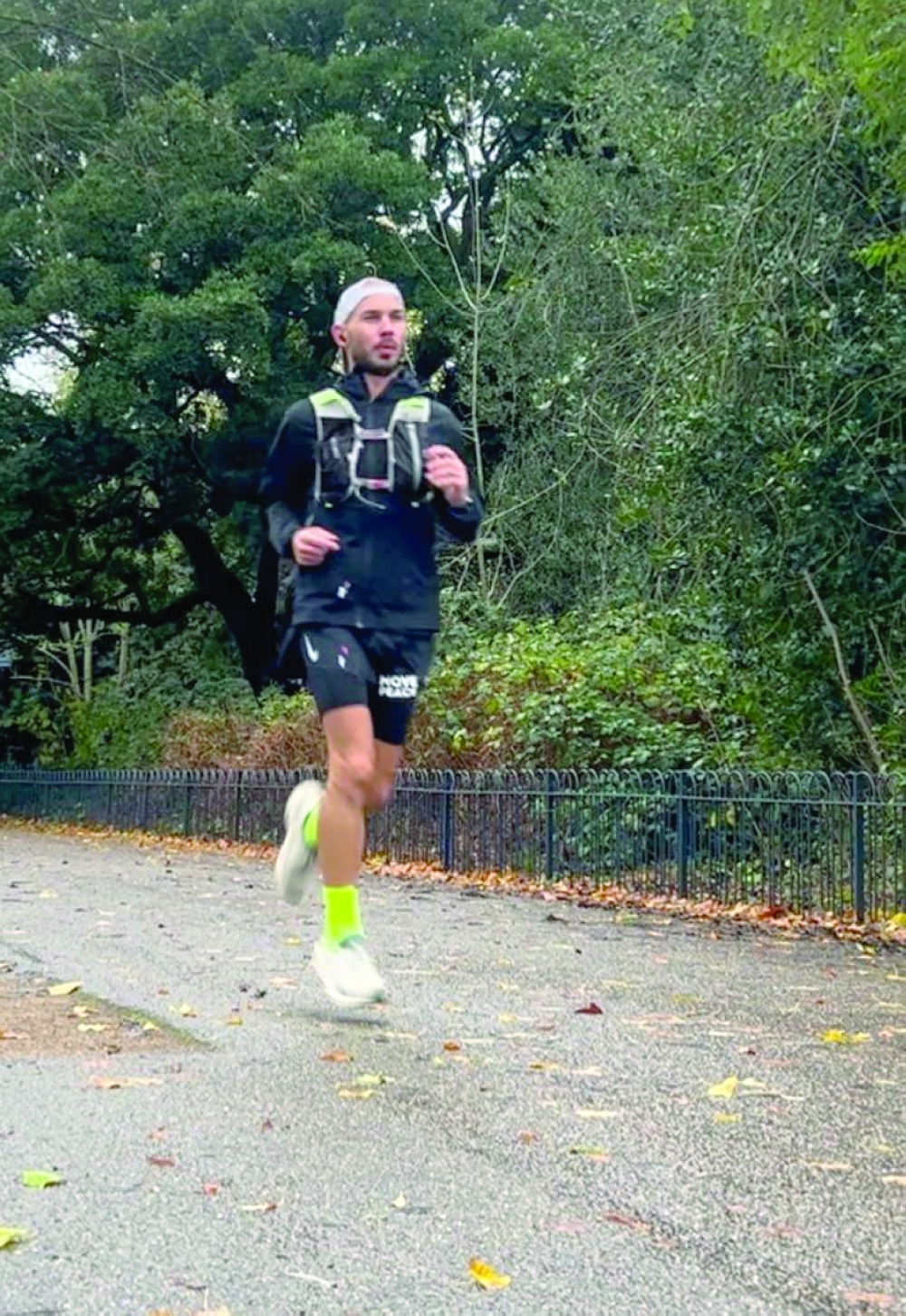 Marko Kasic running 421 km in solidarity with children impacted by conflict