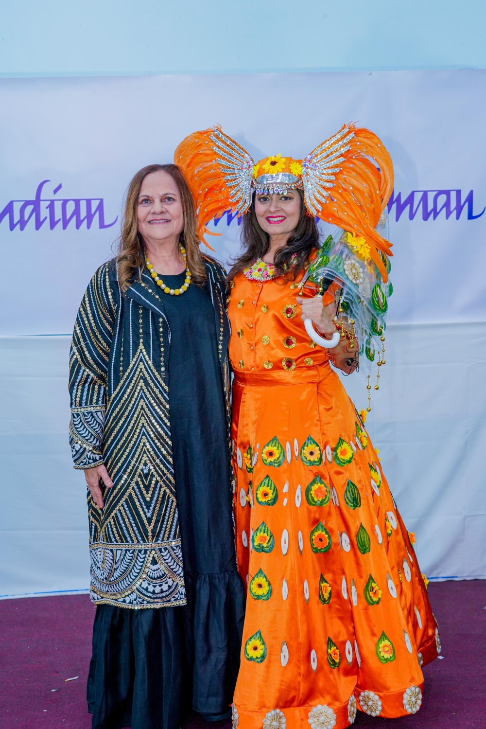 Devyani Sampat, a renowned floral artist, leads the fashion show