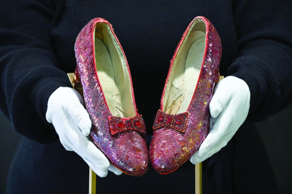 Ruby slippers from 'The Wizard of Oz' up for auction