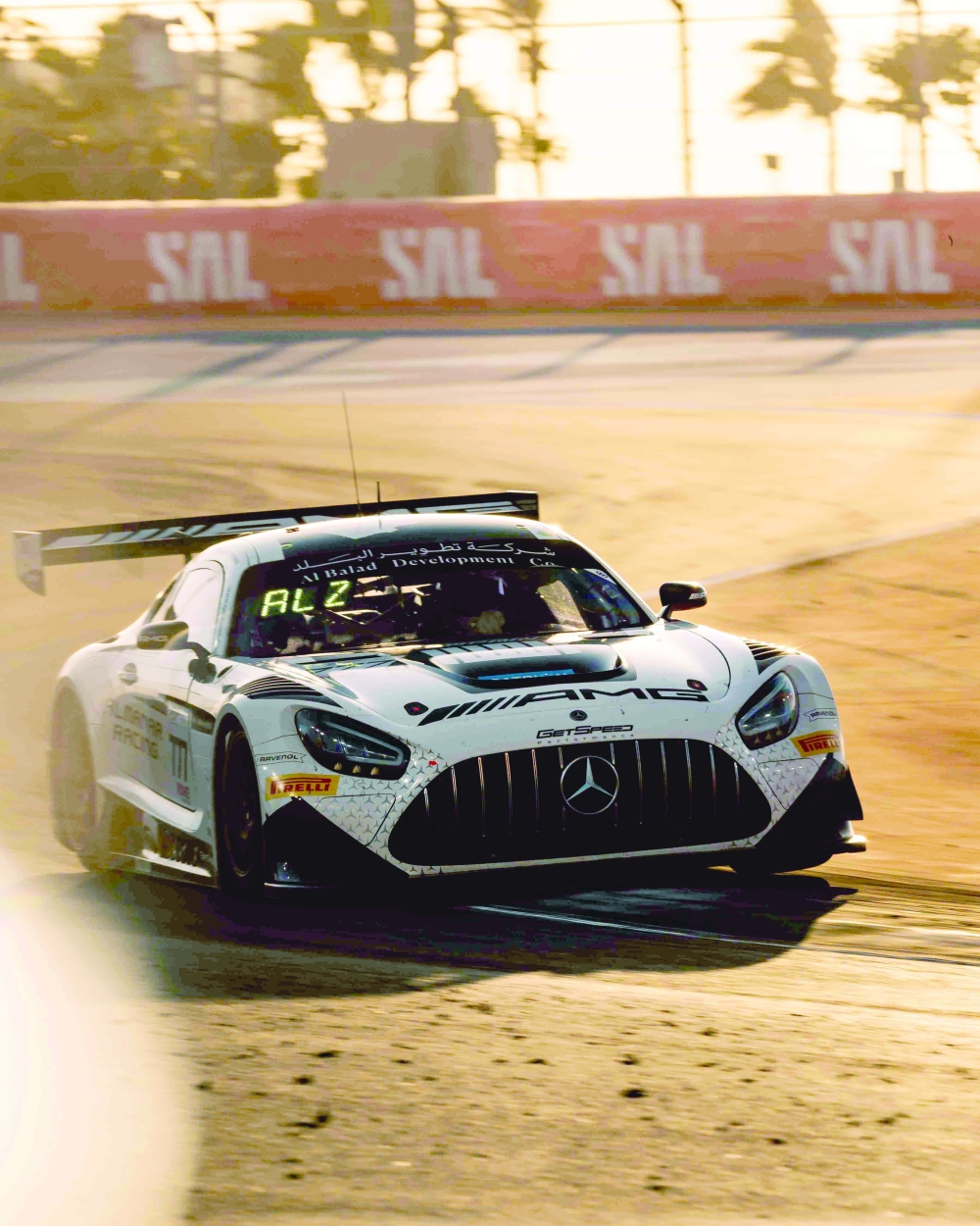The Al Manar Racing by Getspeed Mercedes in Jeddah.