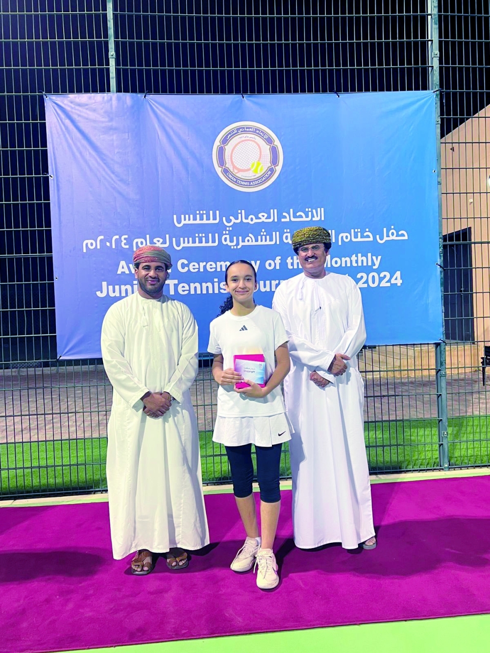 OTA's third monthly tennis championship concludes