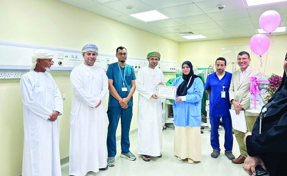The Rustaq Hospital successfully performed two delicate surgeries on premature babies
