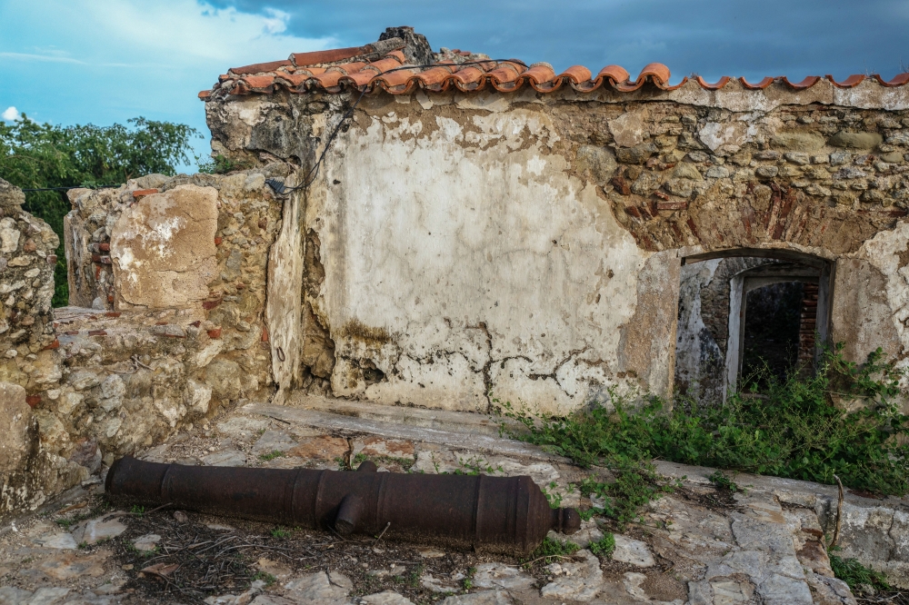 Fort Nossa Senhora da Vitória, built by the Portuguese Empire in the late 1500s in Massangano, Angola, a country historians believe accounted for one of the largest numbers of enslaved Africans shipped to the U.S., Nov. 16, 2024. (Joao Silva/The New York Times)