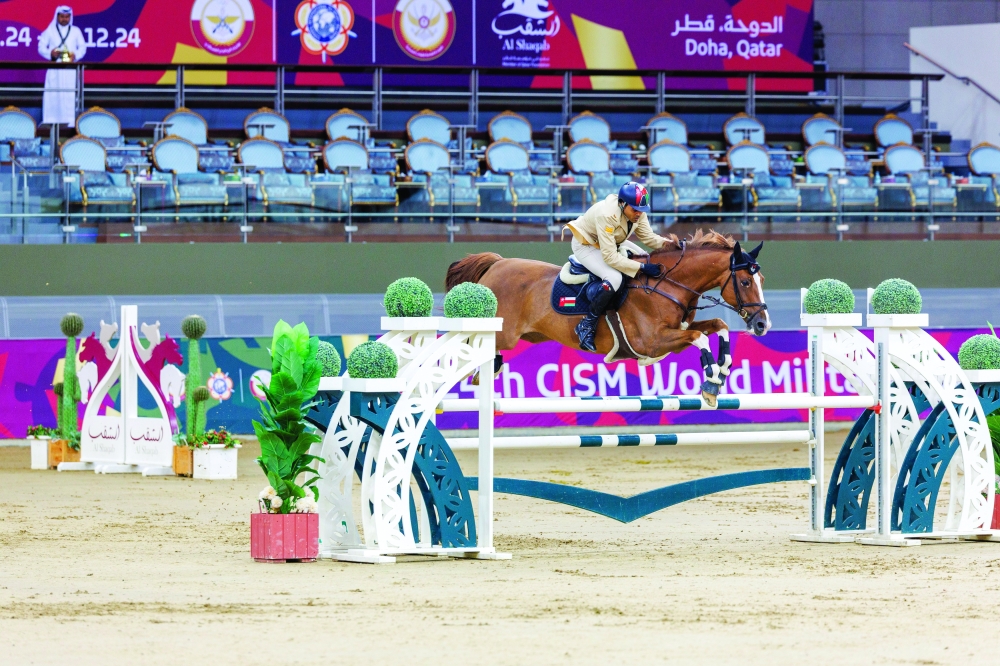 Oman claim gold in World Military Showjumping in Qatar