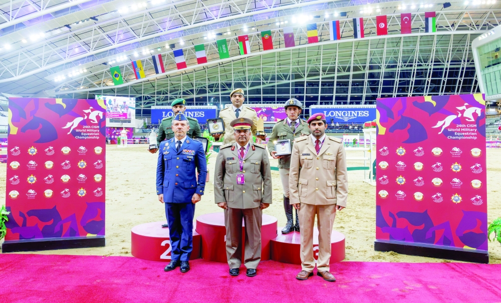 Oman claim gold in World Military Showjumping in Qatar
