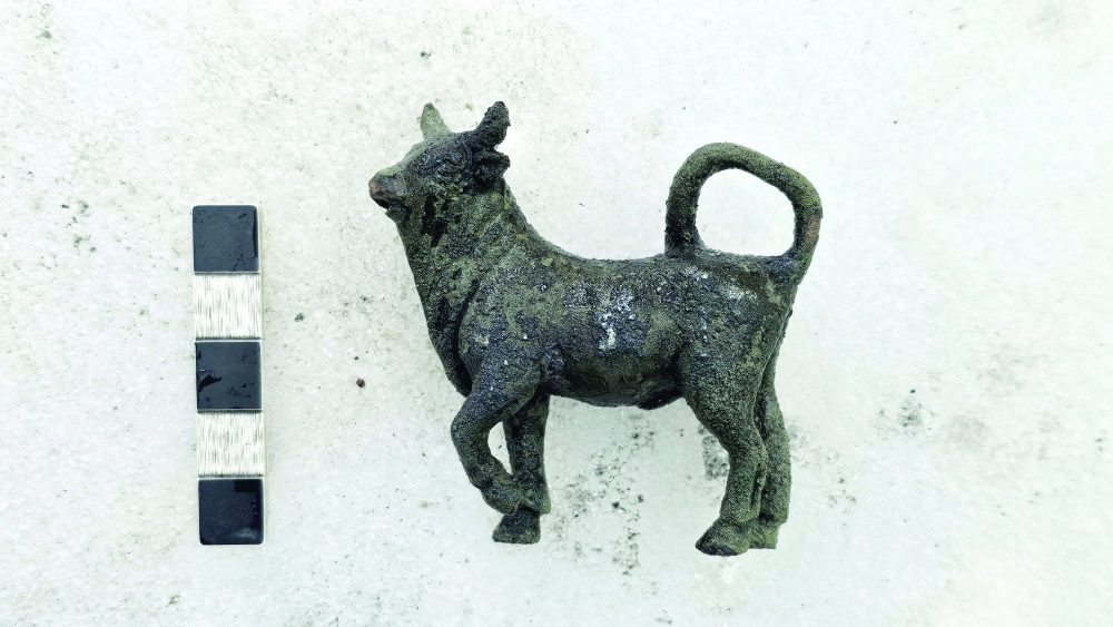 Bronze statues, coins and ancient eggs found in Tuscan thermal baths