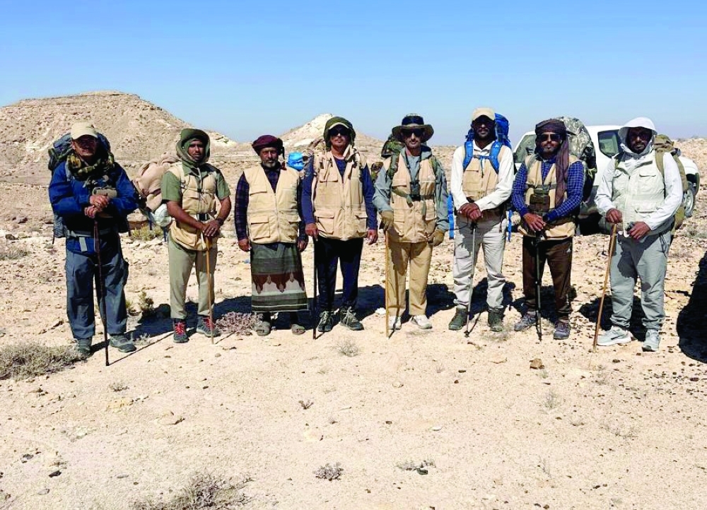 Exploratory mission to monitor biodiversity in Jabal Samhan Nature Reserve 