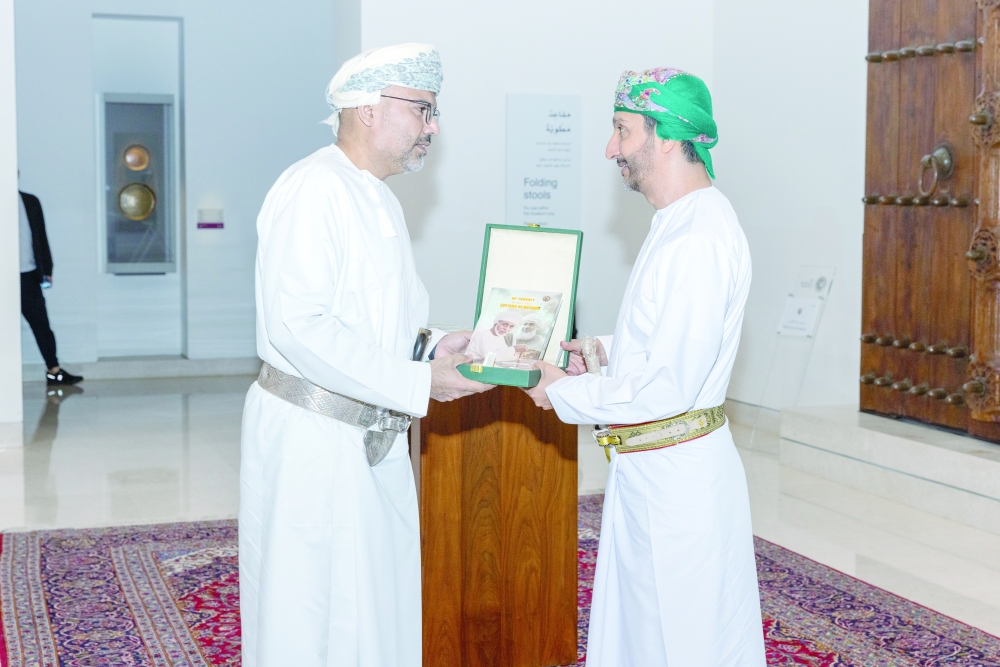 Sayyid Saud al Busaidy patronised the book launch event of Dr Tariq Mohiuddin Mohammed Ghulam