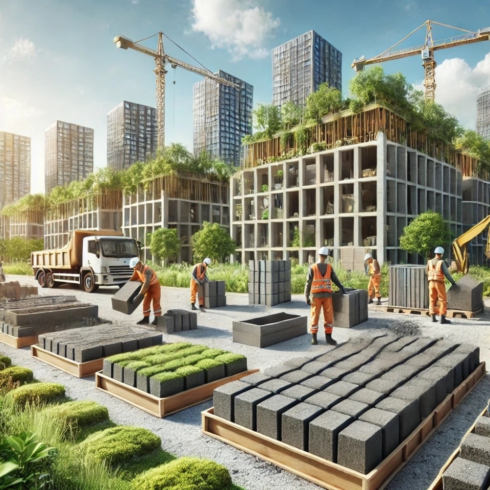 Turning the concrete jungle green with calcined clay