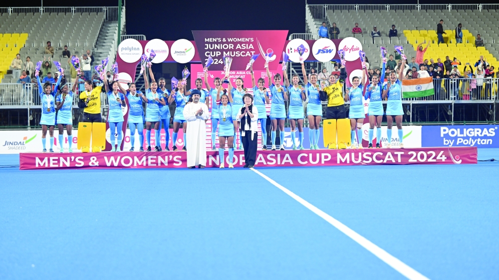 India crowned Women’s Junior Asia Cup champions
