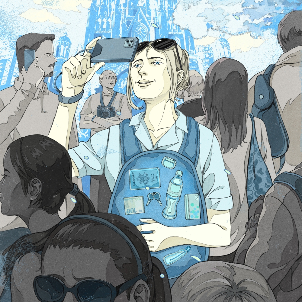 Staying aware, keeping your valuables close and employing layers of security are among the ways to improve your street savvy while traveling. (Weston Wei/The New York Times)