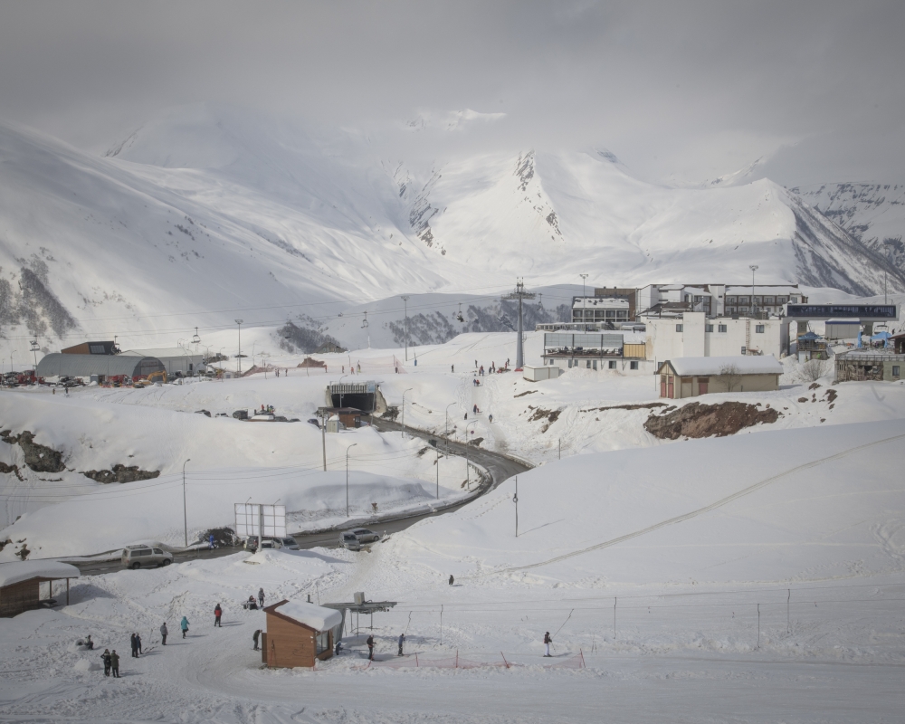 The Gudauri ski resort in Georgia, March 11, 2023. (Justyna Mielnikiewicz/The New York Times)