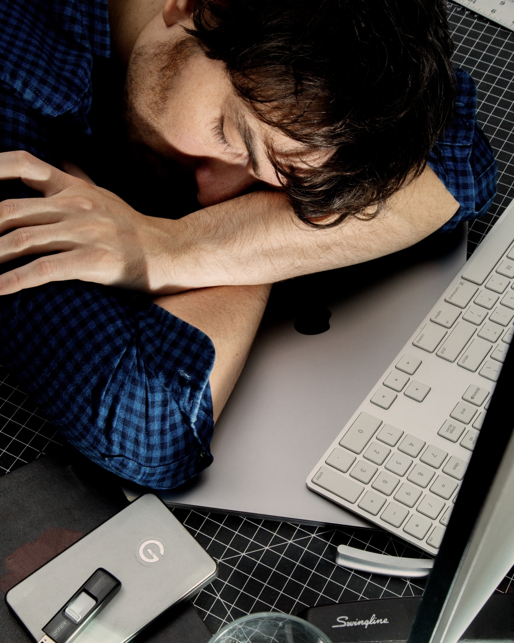 An illustrative image of exhaustion, in New York, Nov. 25, 2024. (Eric Helgas/The New York Times)