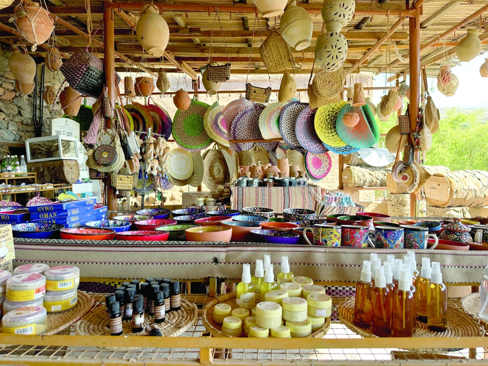 Omani shop at Misfat Al Abriyeen