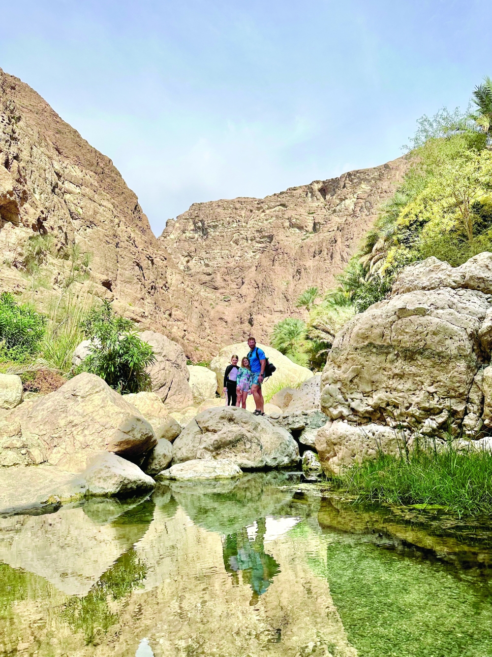 Cliffs at Wadi Shab
