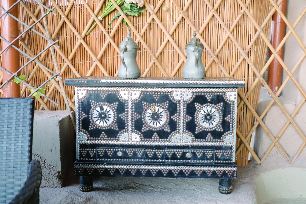 Omani chest at Misfat Al Abriyeen
