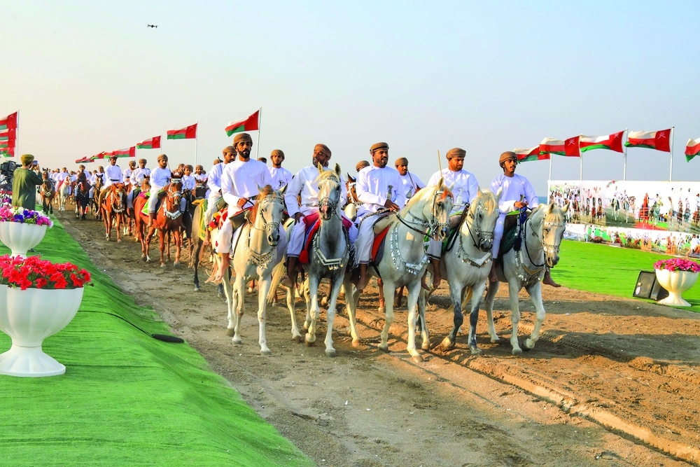 The Traditional Horse Festival commenced in the Wilayat of Saham