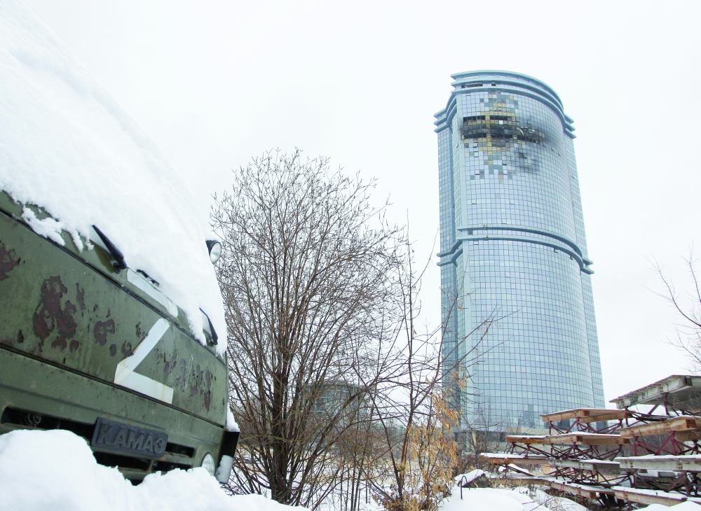 A view shows a damaged multi-storey residential building following an alleged Ukrainian drone attack, in Kazan, Russia. — Reuters