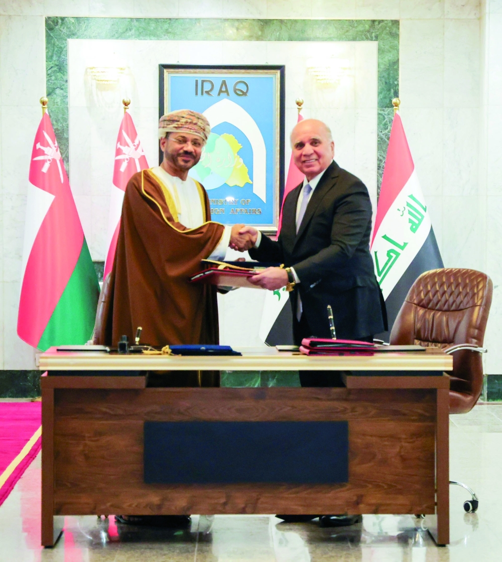 Oman, Iraq signed MoUs on enhancing political and diplomatic cooperation